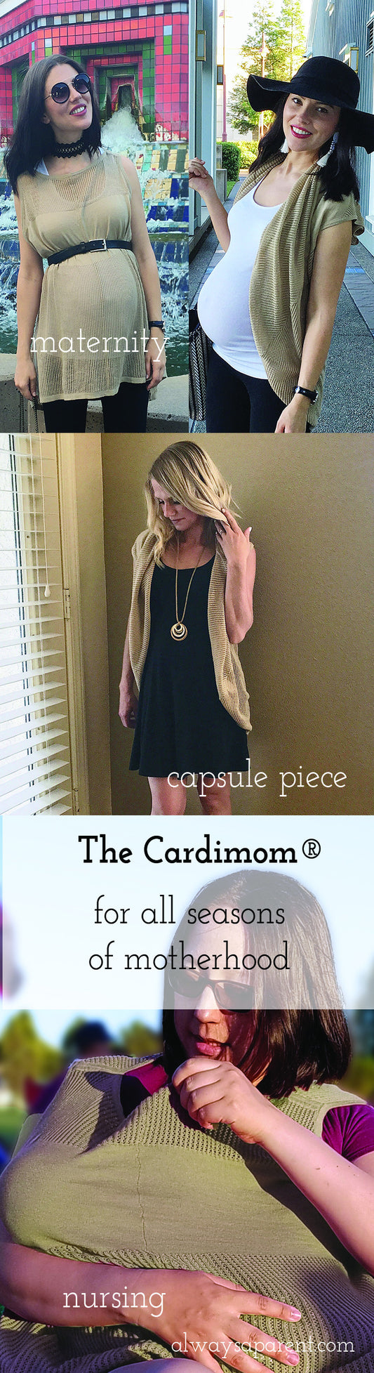 Three moms, three lives, one top, many uses