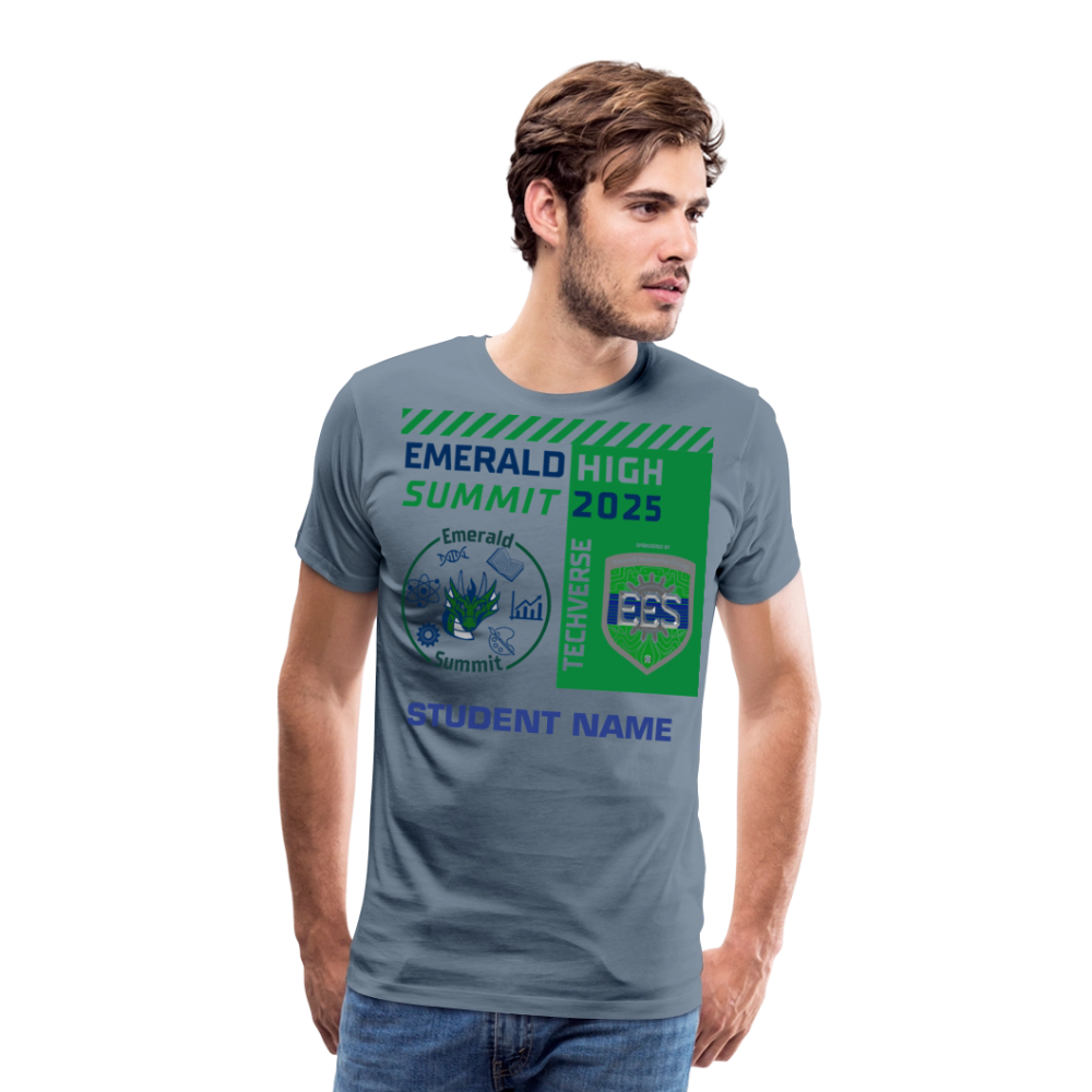 Customizable Techverse TShirt - steel blue