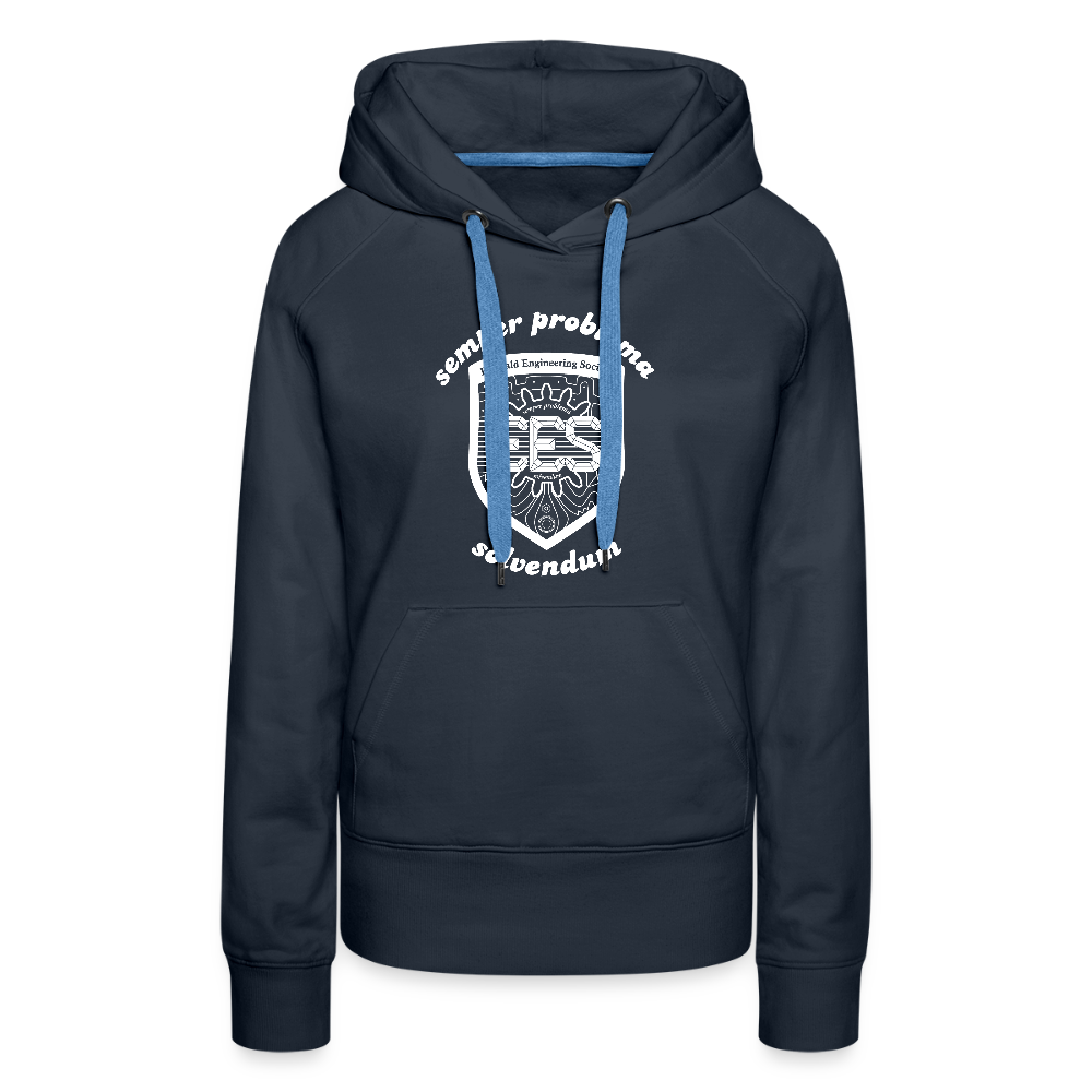 EES Ladies Cut Hoodie - navy