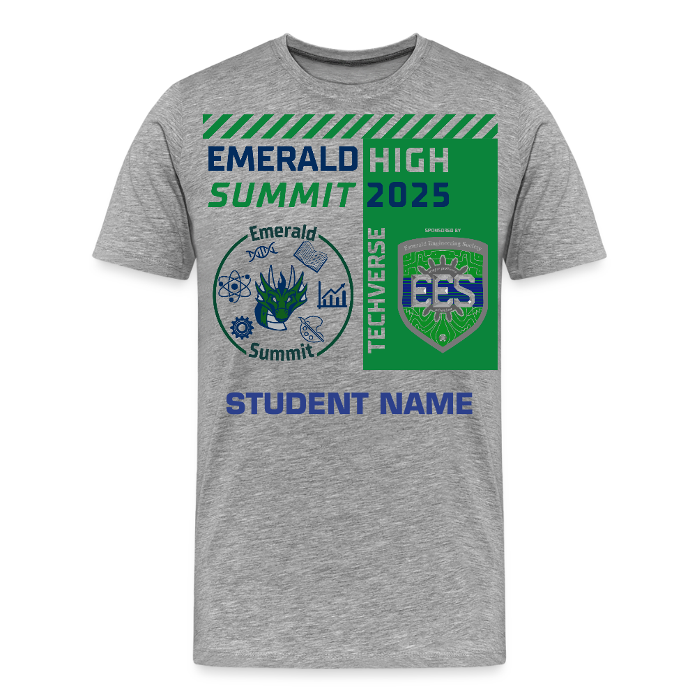 Customizable Techverse TShirt - heather gray