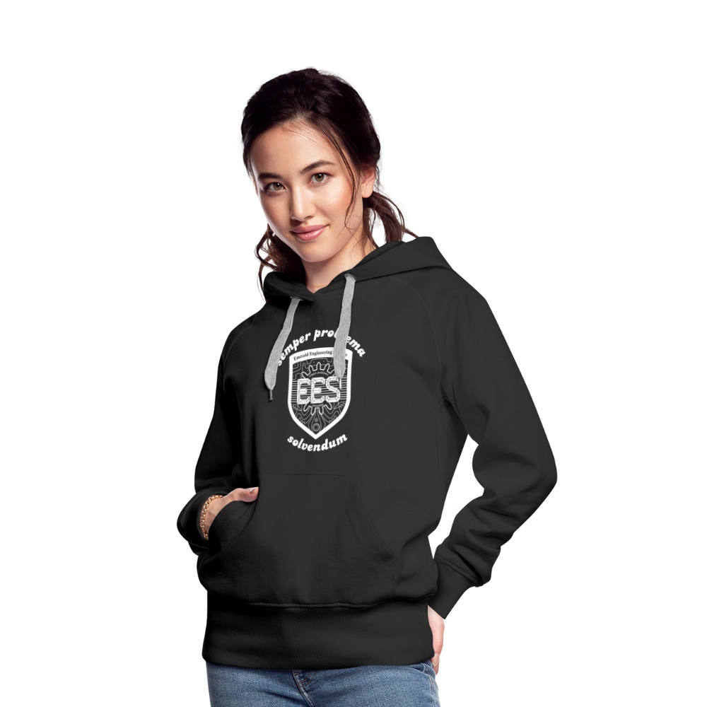 EES Ladies Cut Hoodie - black