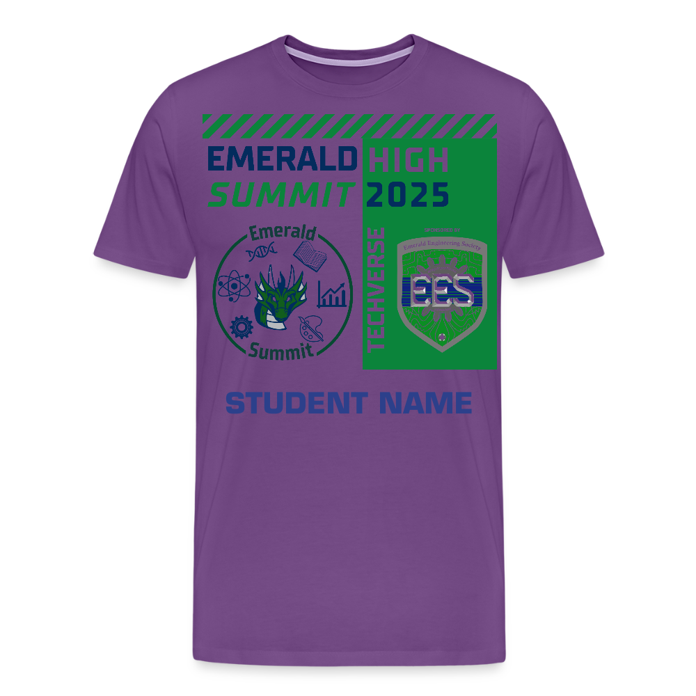 Customizable Techverse TShirt - purple