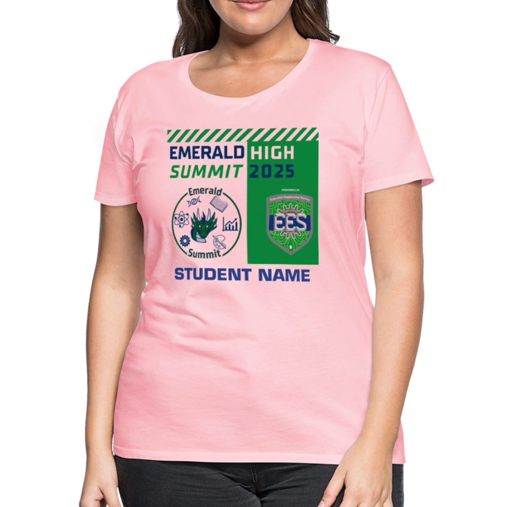 Customizable Ladie's Cut Summit t Shirt - pink