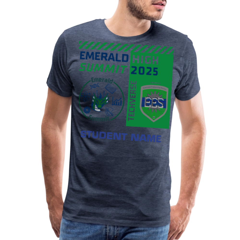 Customizable Techverse TShirt - heather blue