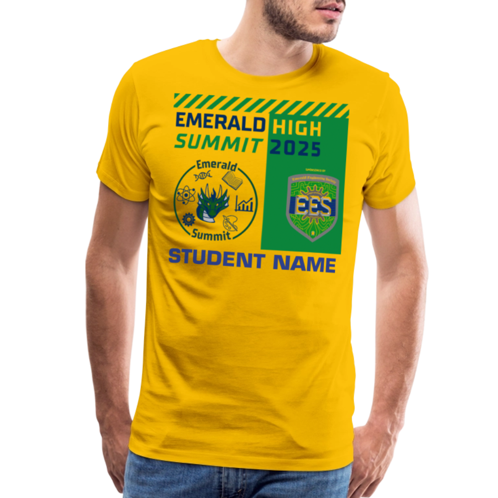 Customizable Summit TShirt - sun yellow