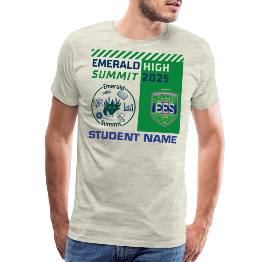 Customizable Summit TShirt - heather oatmeal