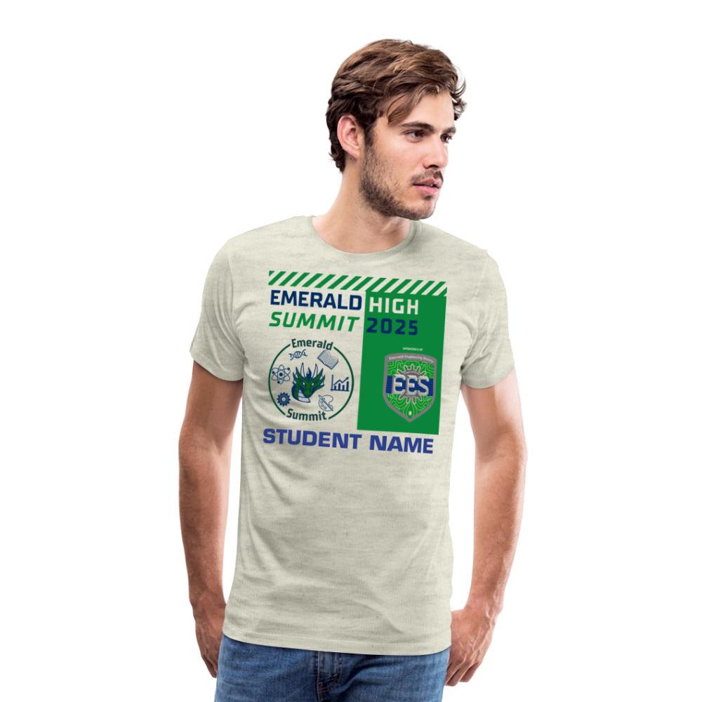 Customizable Summit TShirt - heather oatmeal