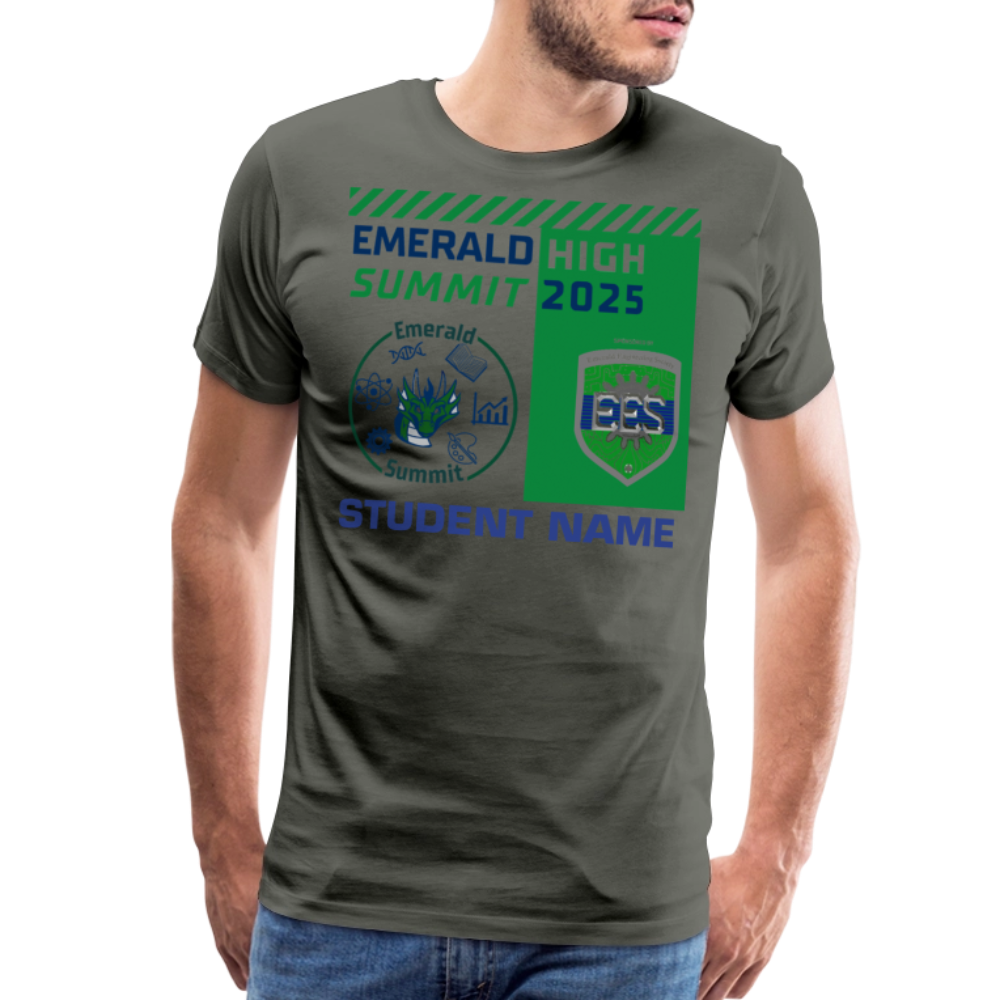 Customizable Summit TShirt - asphalt gray