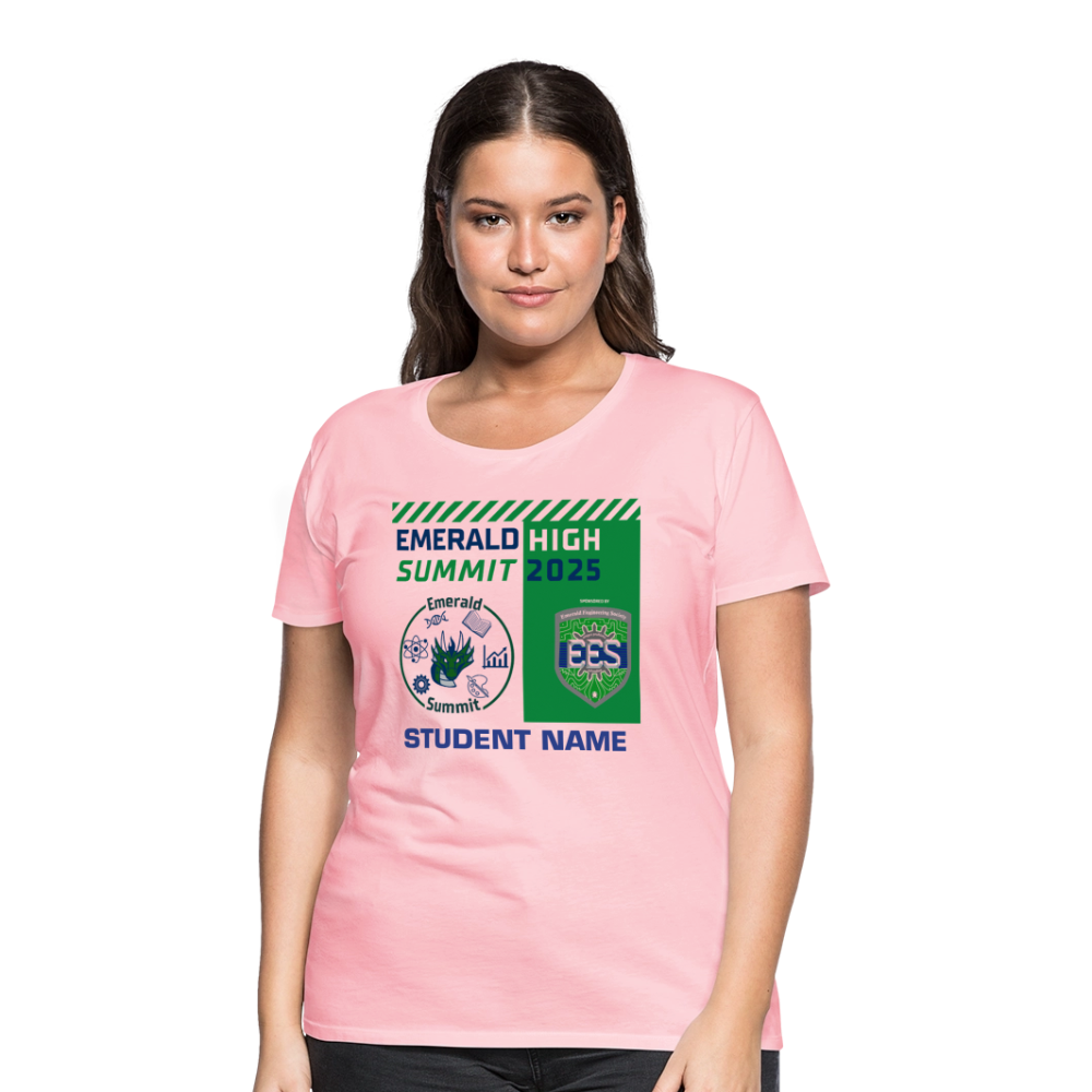 Customizable Ladie's Cut Summit t Shirt - pink