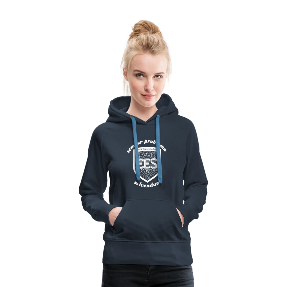EES Ladies Cut Hoodie - navy