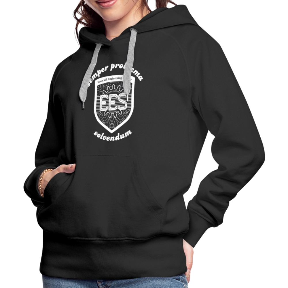 EES Ladies Cut Hoodie - black