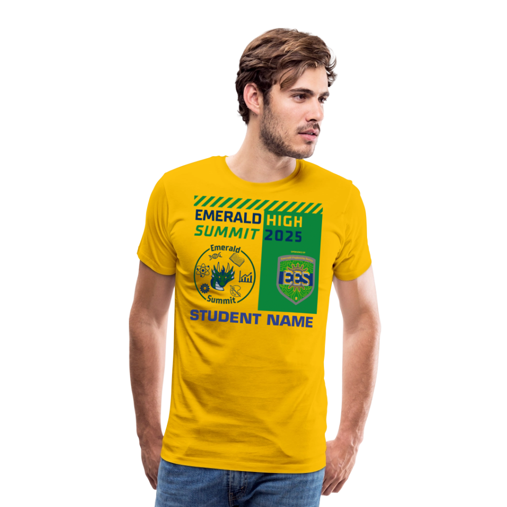Customizable Summit TShirt - sun yellow