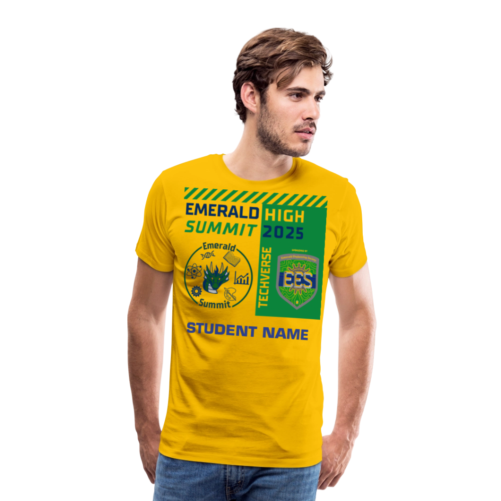 Customizable Techverse TShirt - sun yellow