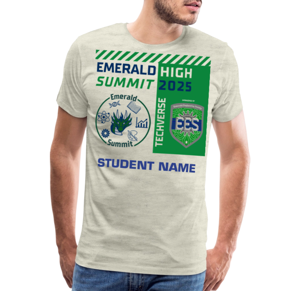 Customizable Techverse TShirt - heather oatmeal