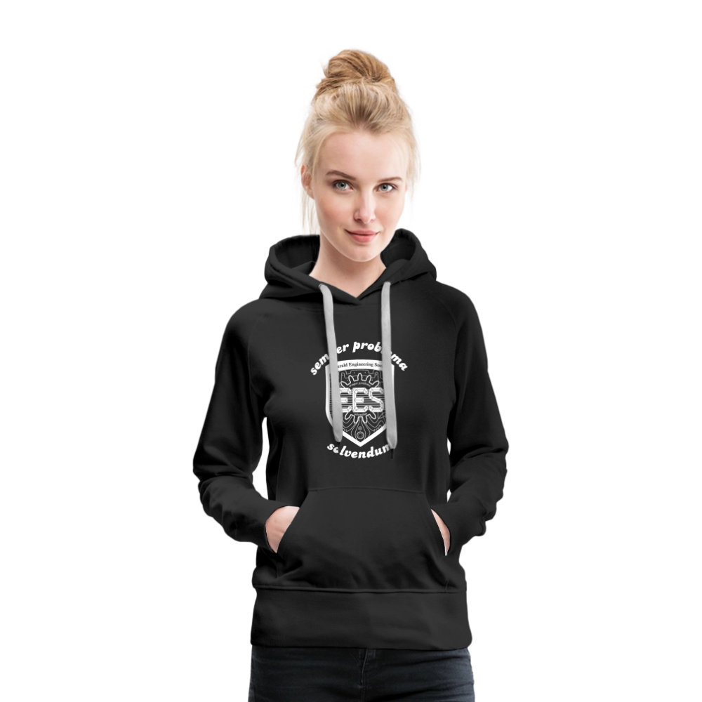 EES Ladies Cut Hoodie - black