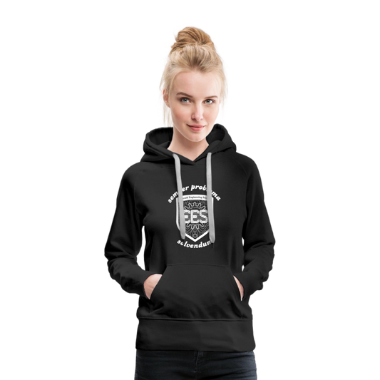 EES Ladies Cut Hoodie - black