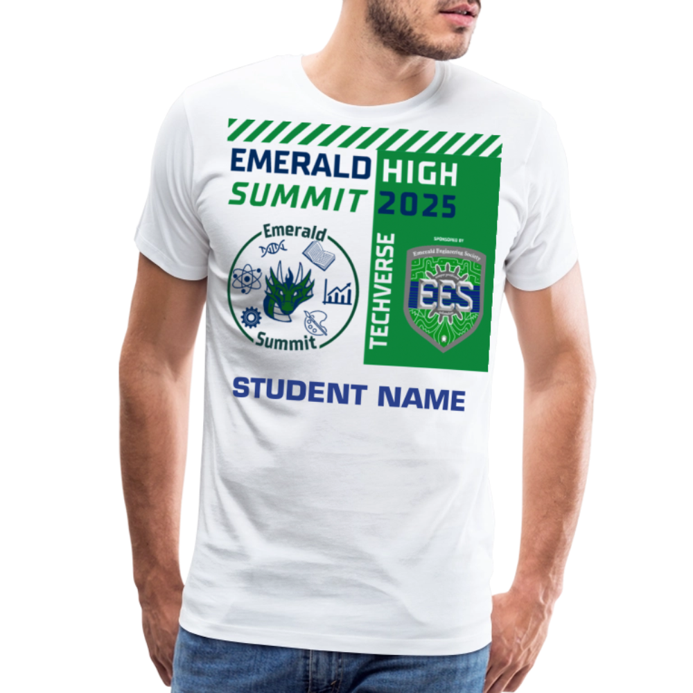 Customizable Techverse TShirt - white