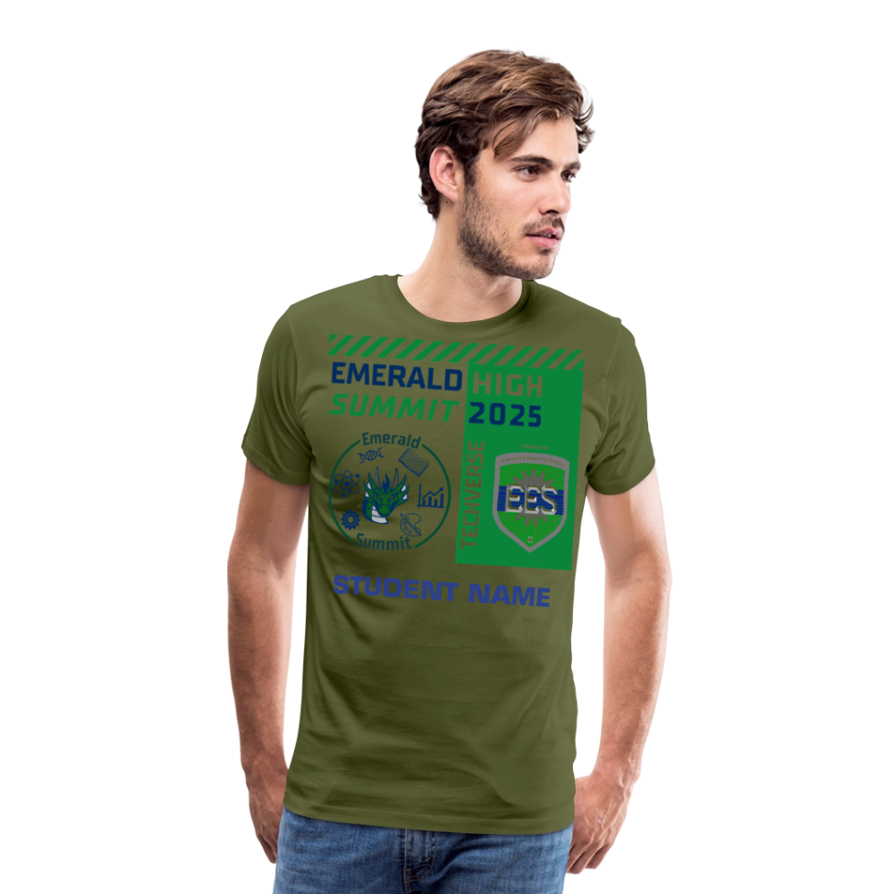 Customizable Techverse TShirt - olive green