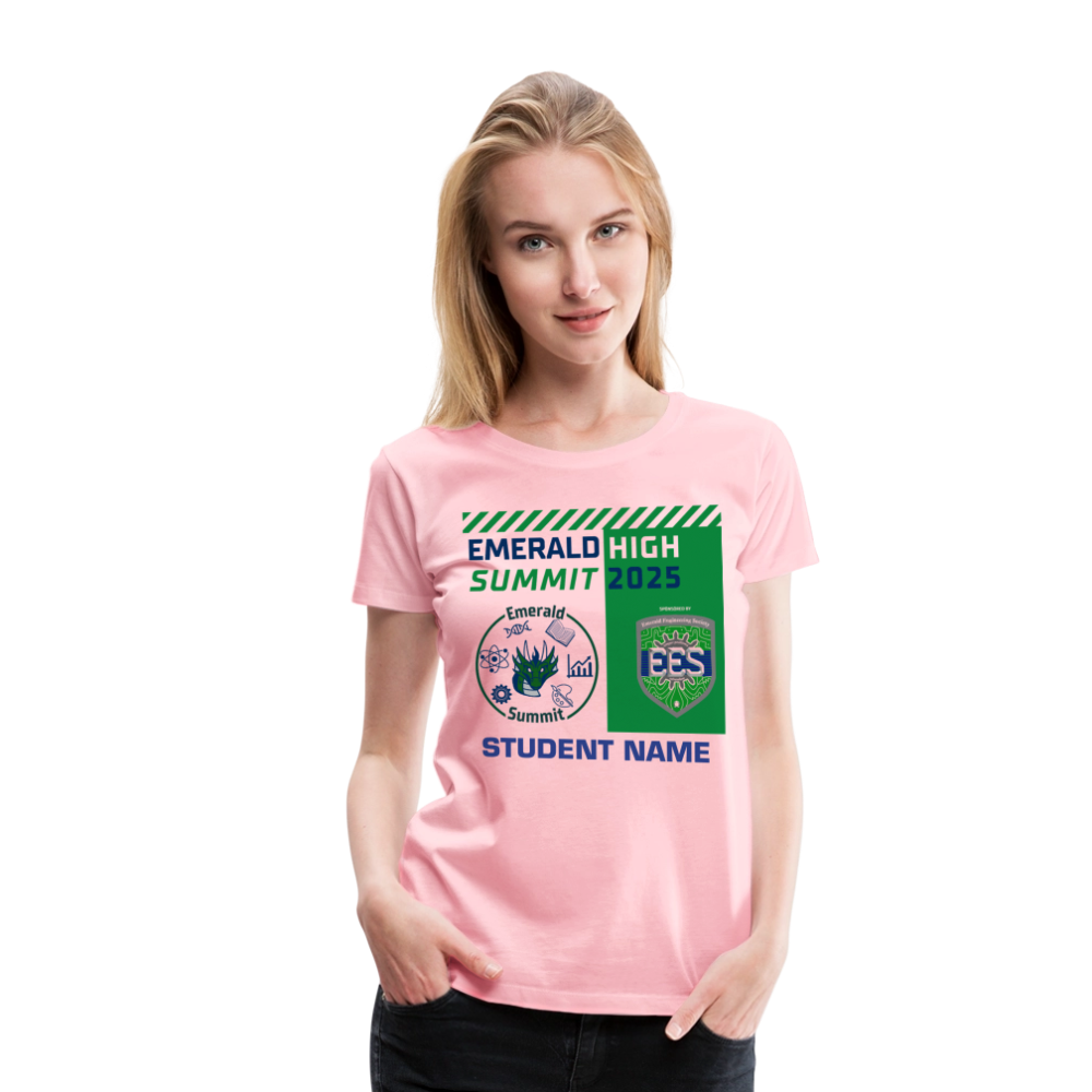 Customizable Ladie's Cut Summit t Shirt - pink