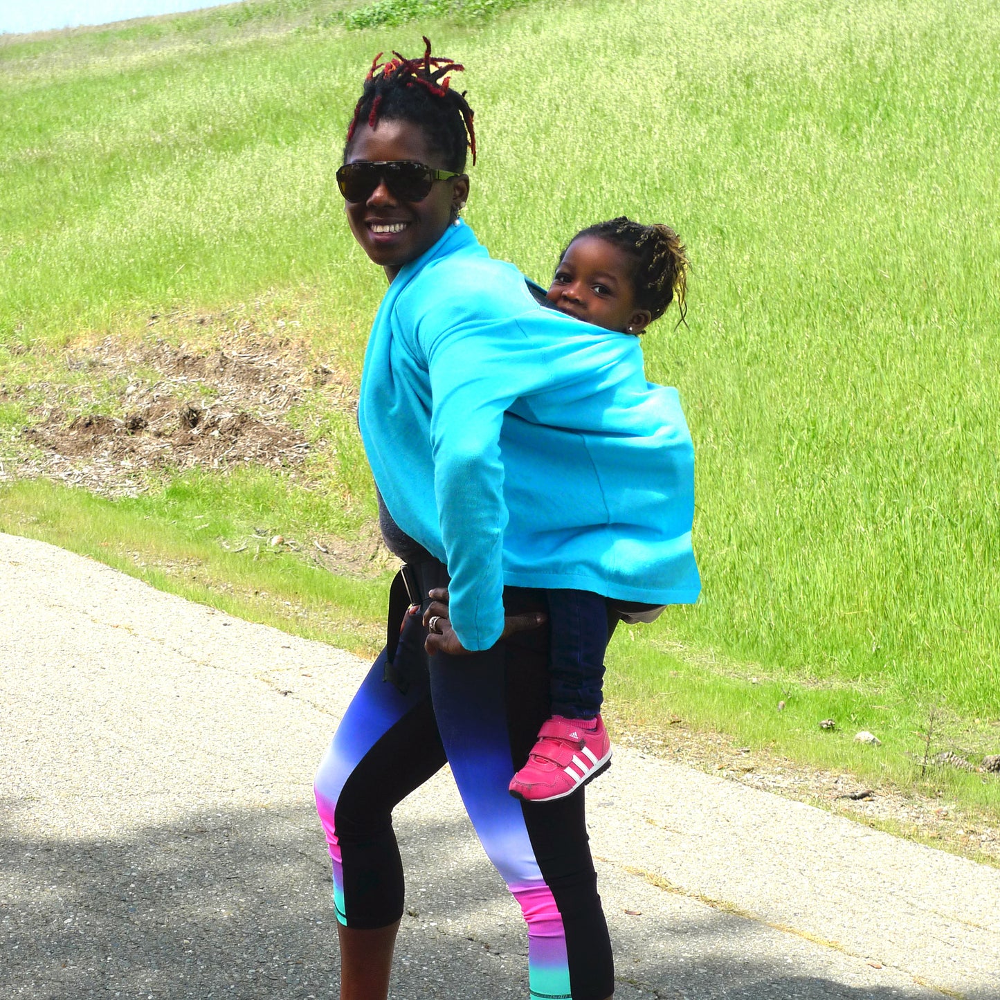 Babywearing sweater - kids love the warmth