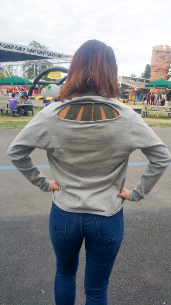 Yoga back when you want it for an interesting back detail