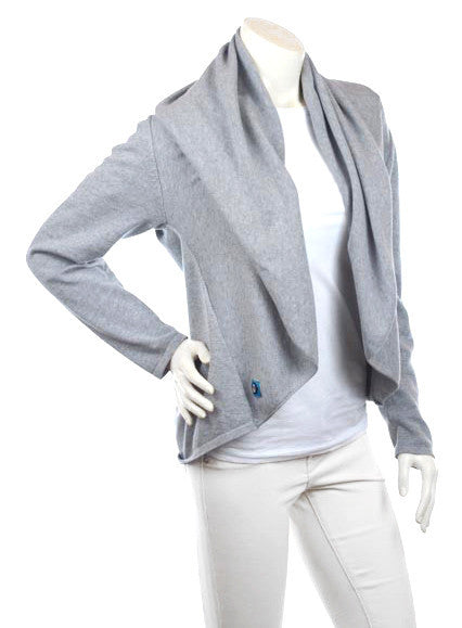 Cardimom grey cardigan convertible nursing sweater
