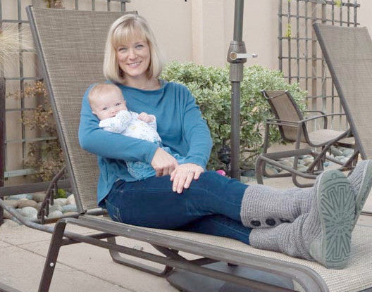 Cardimom poncho blue nursing sweater