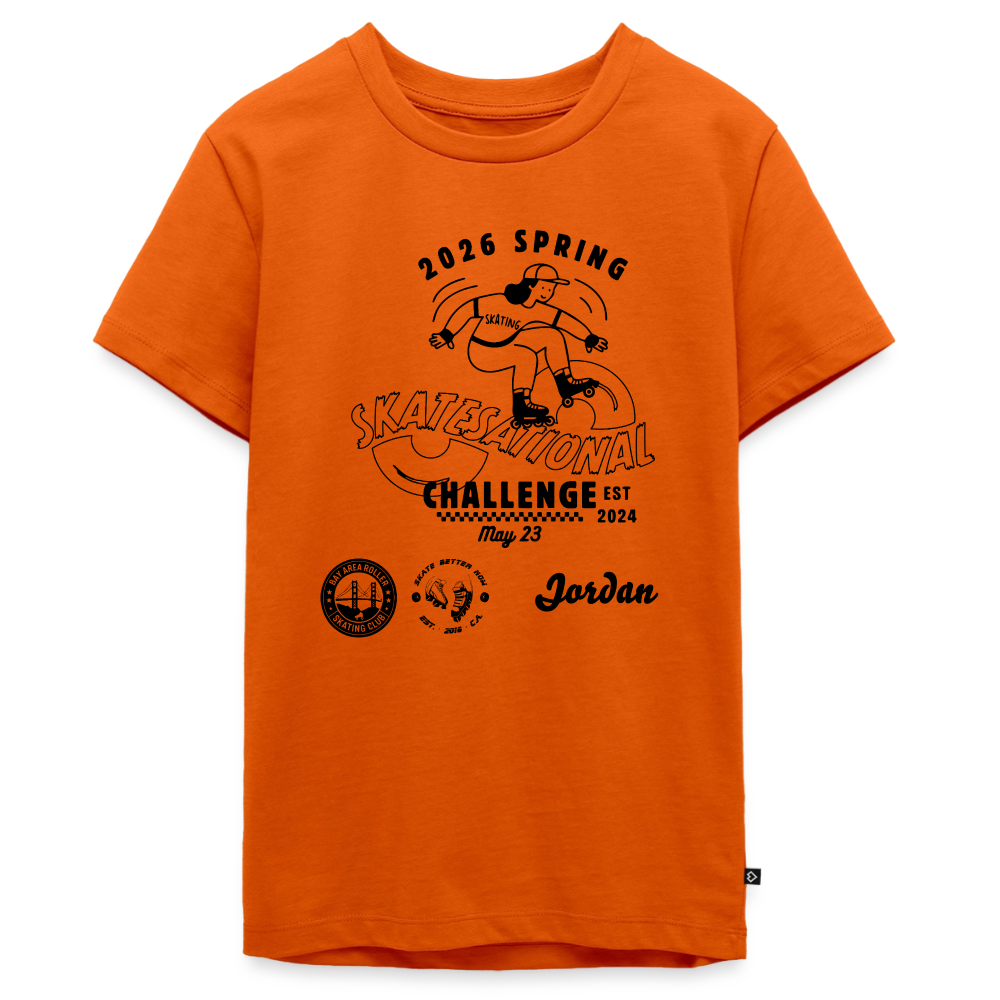 Kids' Premium T-Shirt Spring Challenge - orange 