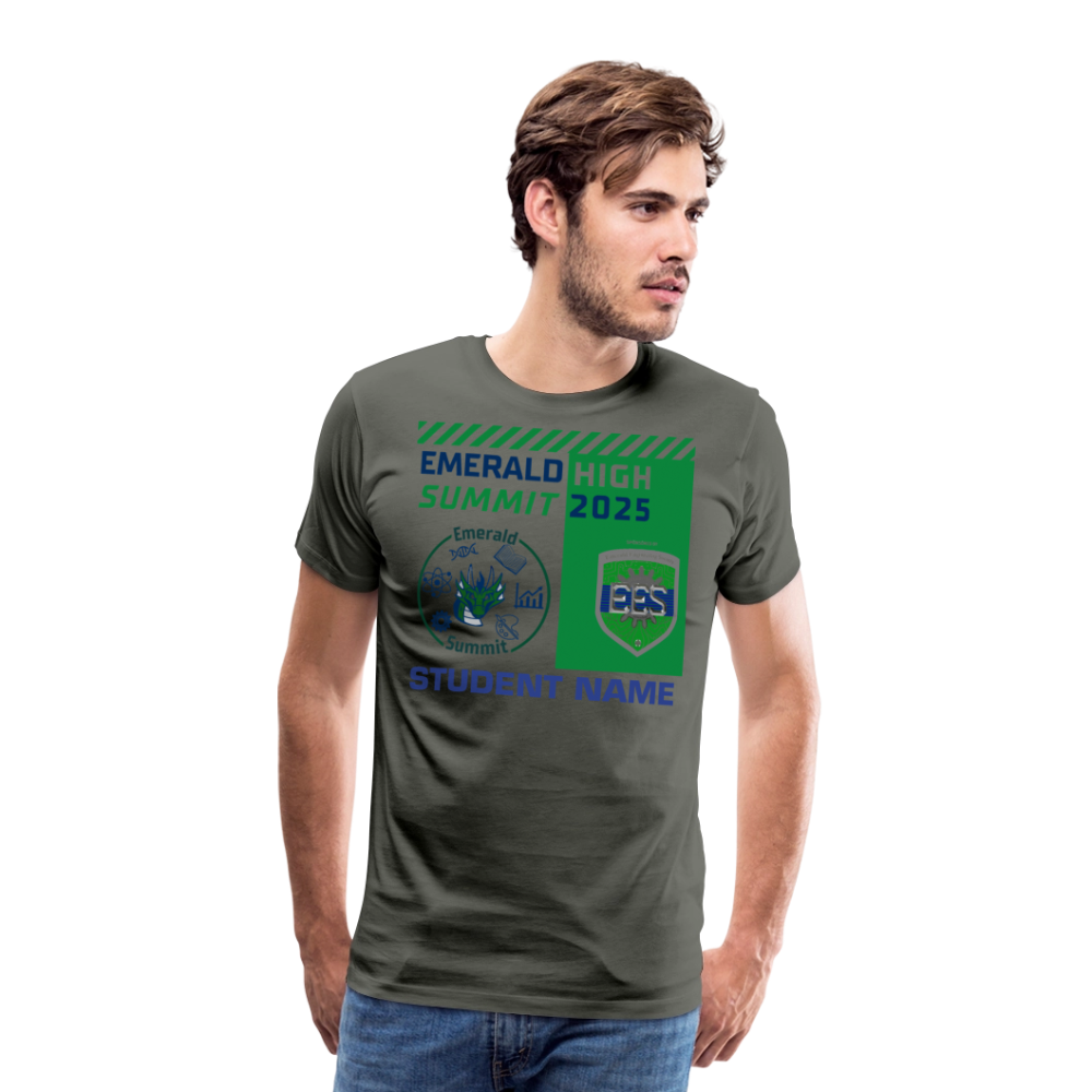 Customizable Summit TShirt - asphalt gray
