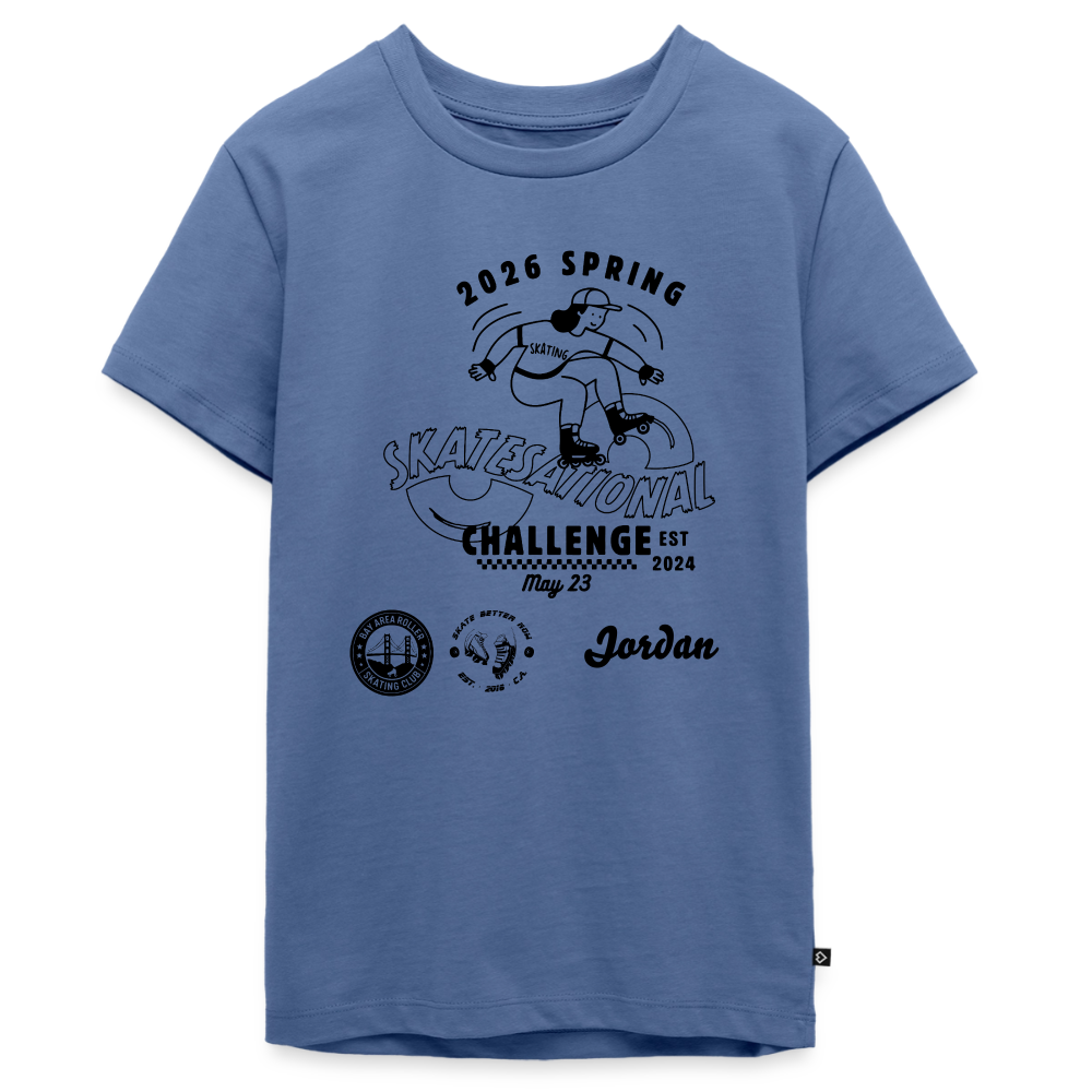 Kids' Premium T-Shirt Spring Challenge - stone blue 