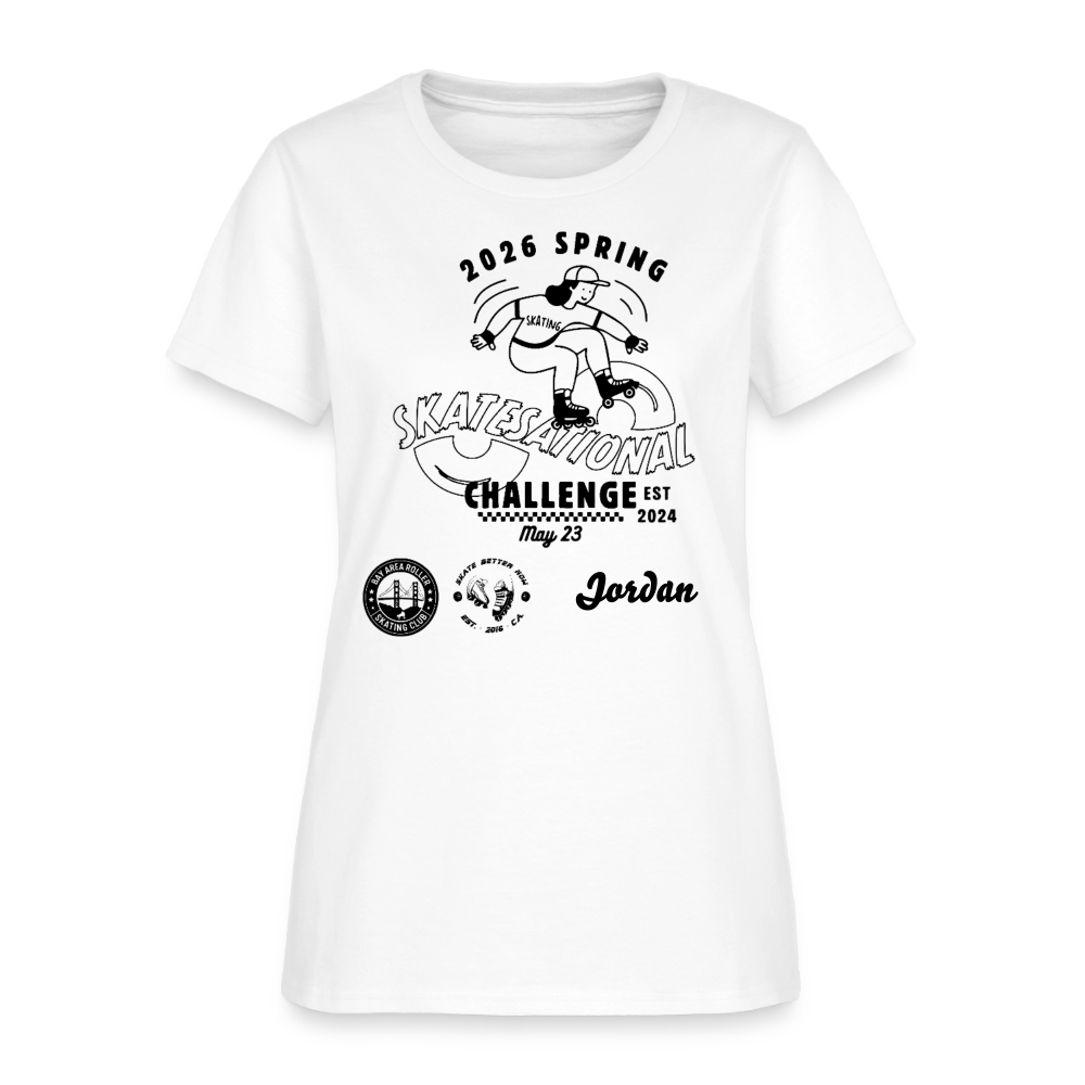 Women's T-Shirt Spring Challenge - white