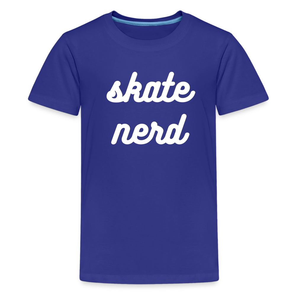 Skate Nerd T-Shirt - royal blue