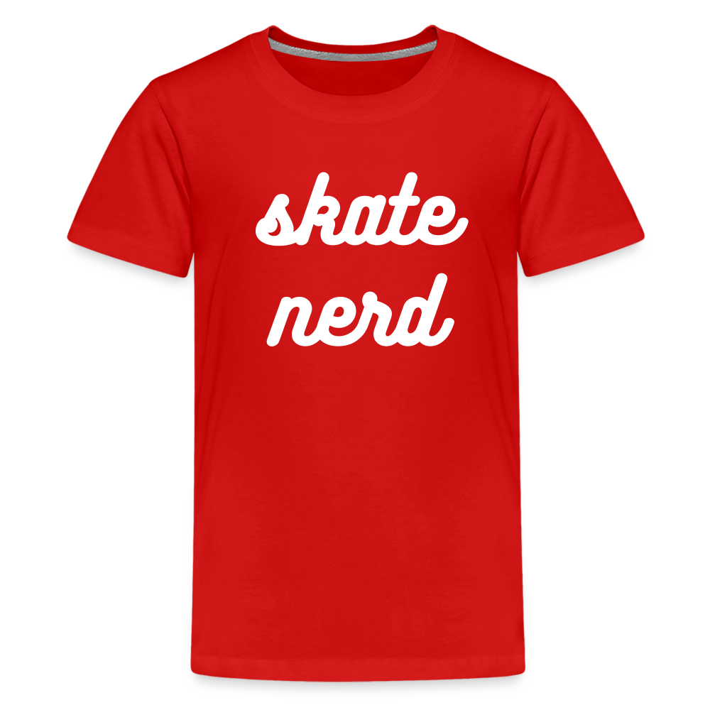 Skate Nerd T-Shirt - red