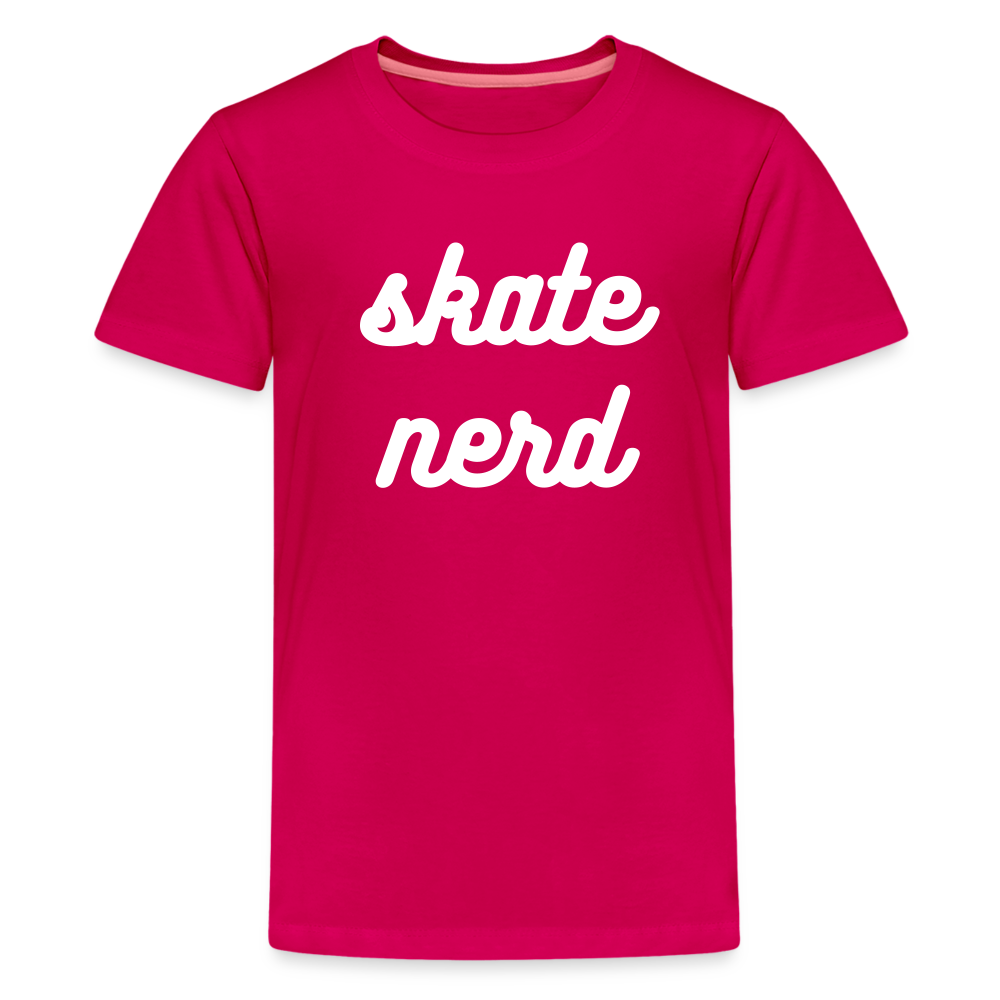 Skate Nerd T-Shirt - dark pink