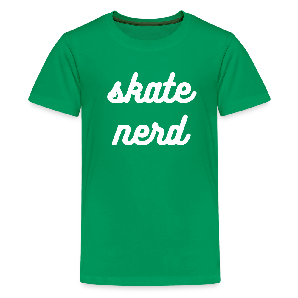 Skate Nerd T-Shirt - kelly green