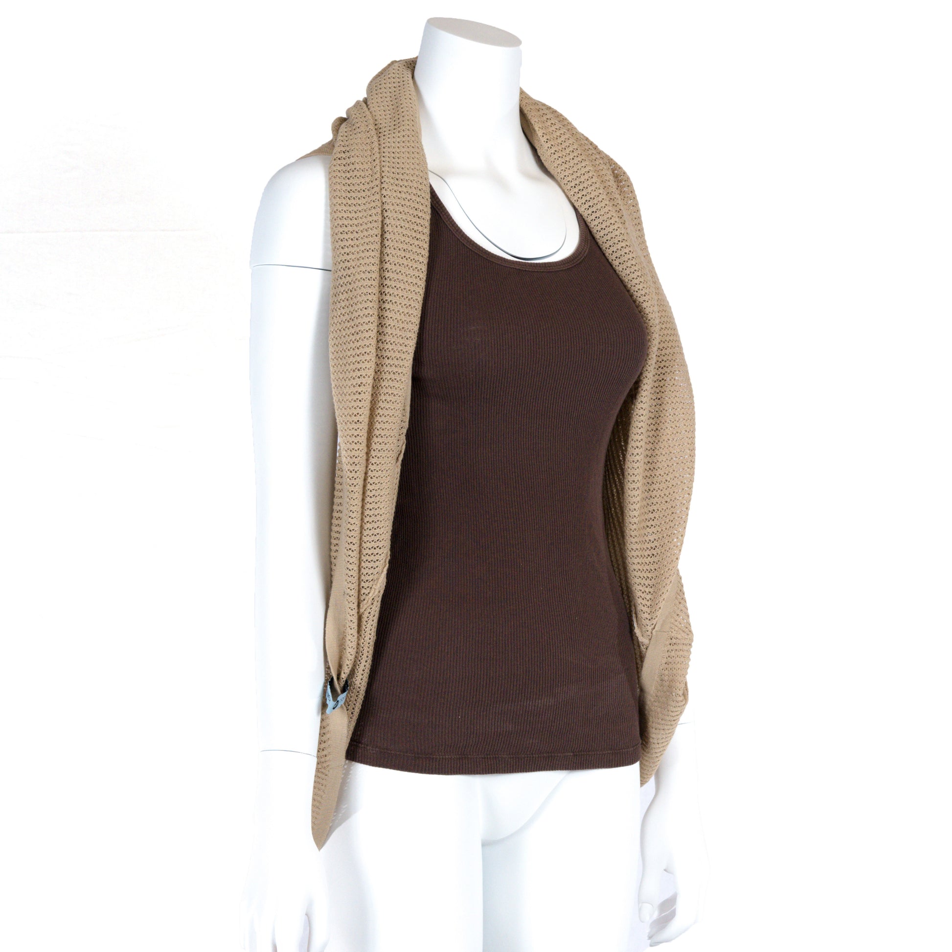 Vest or cardigan mode Taupe